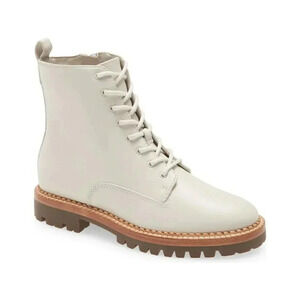 Vince Cabria Lug Womens Water Repellent Combat Boot Opaline Size 6.5 M MSRP $395